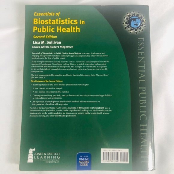 Essentials of Biostatistics in Public Health by Lisa M. Sullivan - Picture 2 of 3